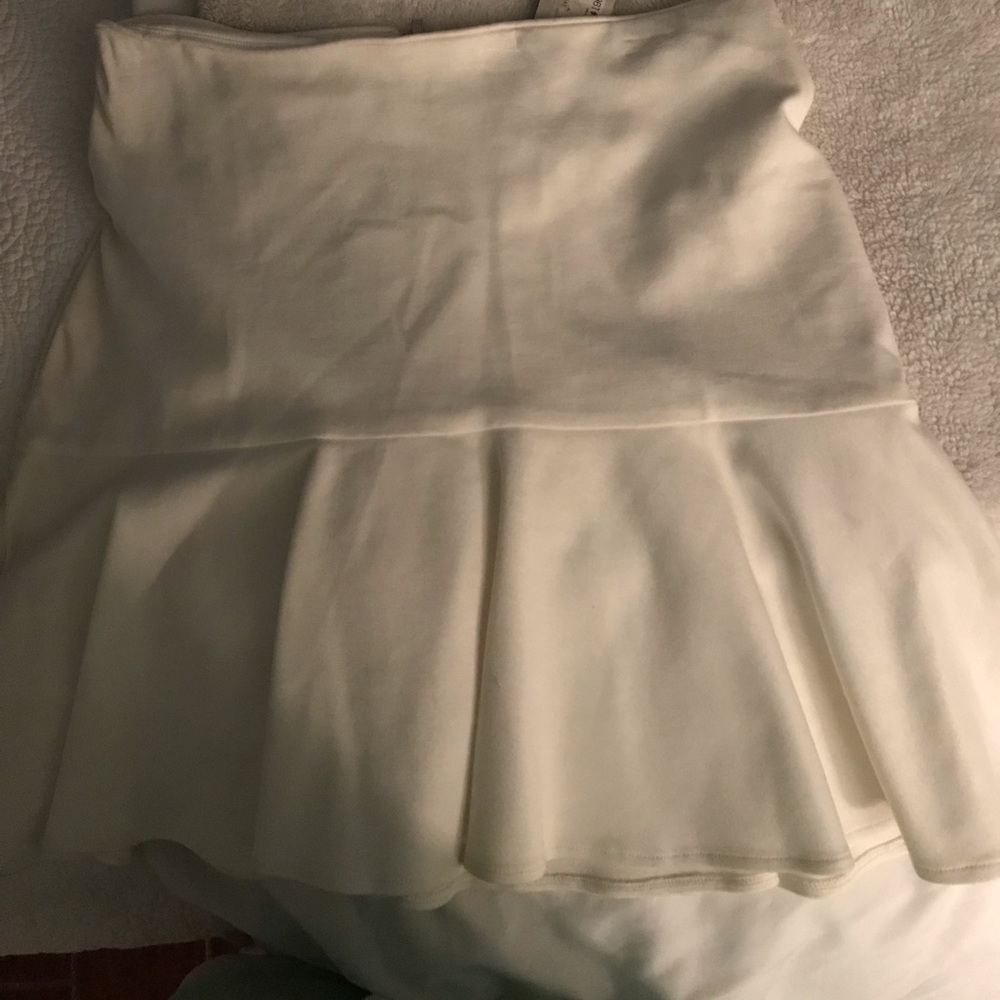 White drop waist skirt. Never worn with tags.